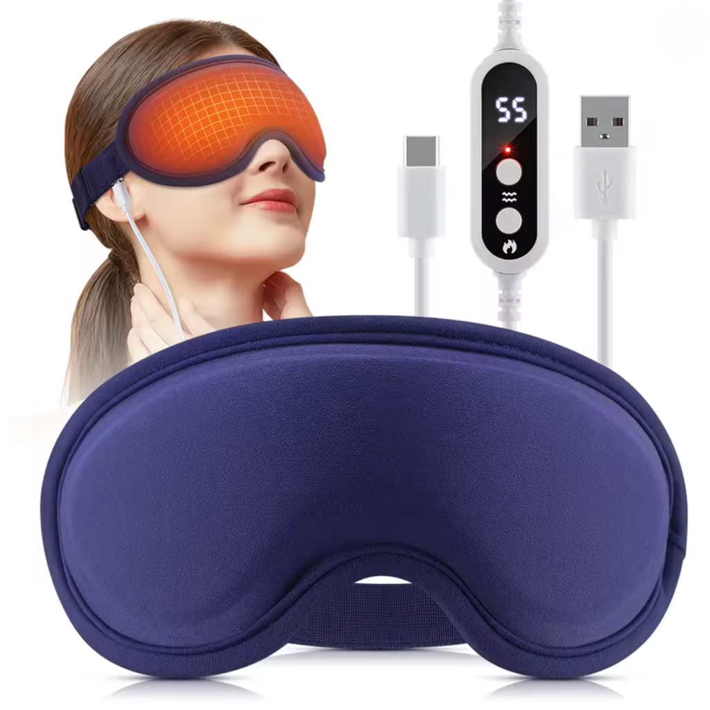 Ögonmask med Värme & Massage