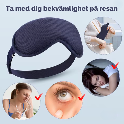 Ögonmask med Värme & Massage